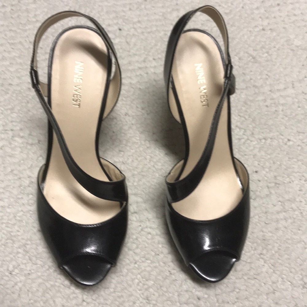 Nine West Black high heel. Like new